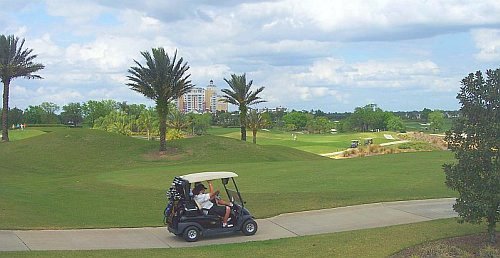 Golfkocsival élmény a